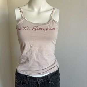 ✨ Vintage Calvin Klein Jeans Baby Tank ( Size M ~ fits small)